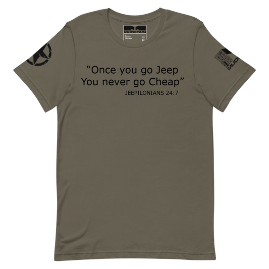 JEEP Never Cheap Lifestyle T-Shirt