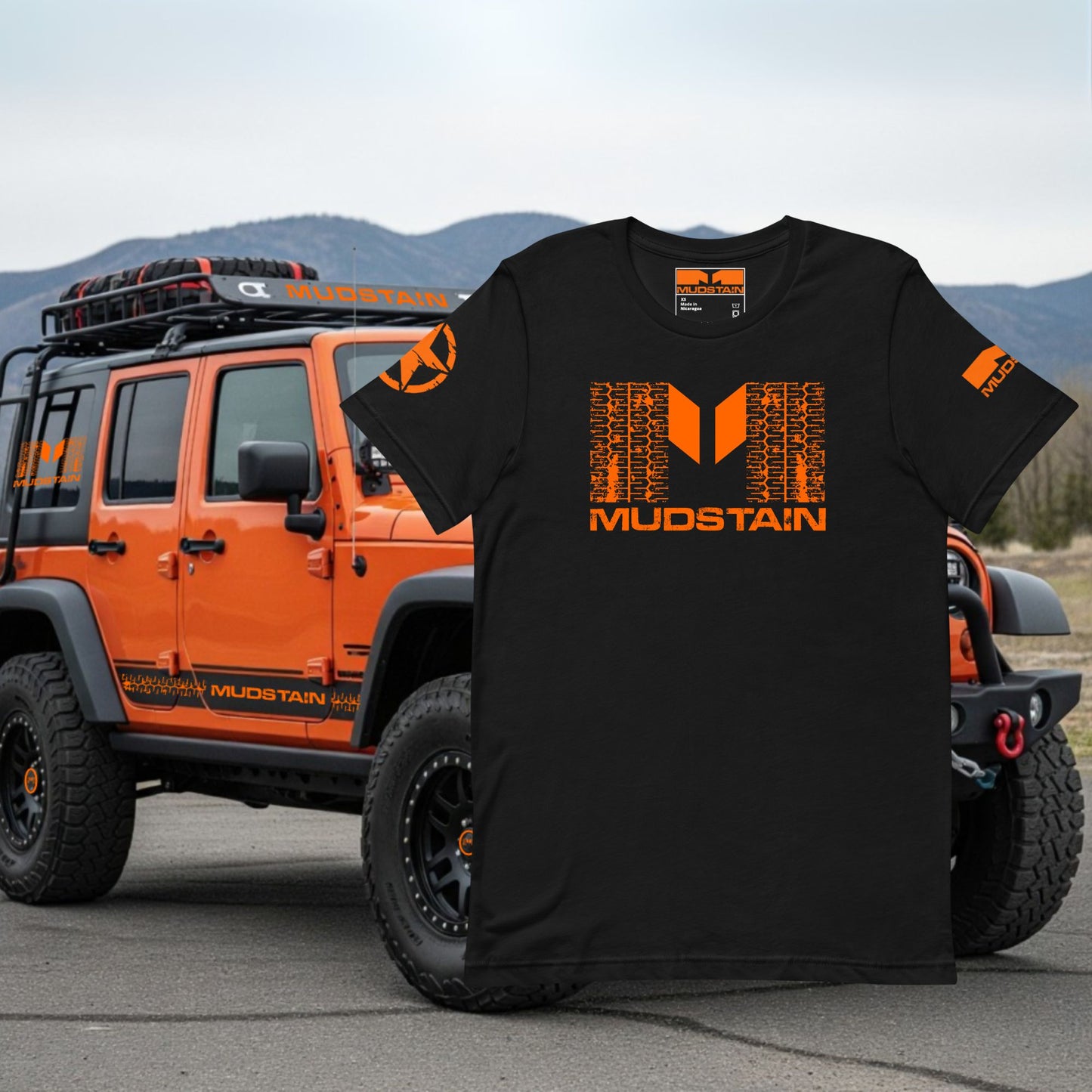 MUDSTAIN Jeep  Logo T-Shirt