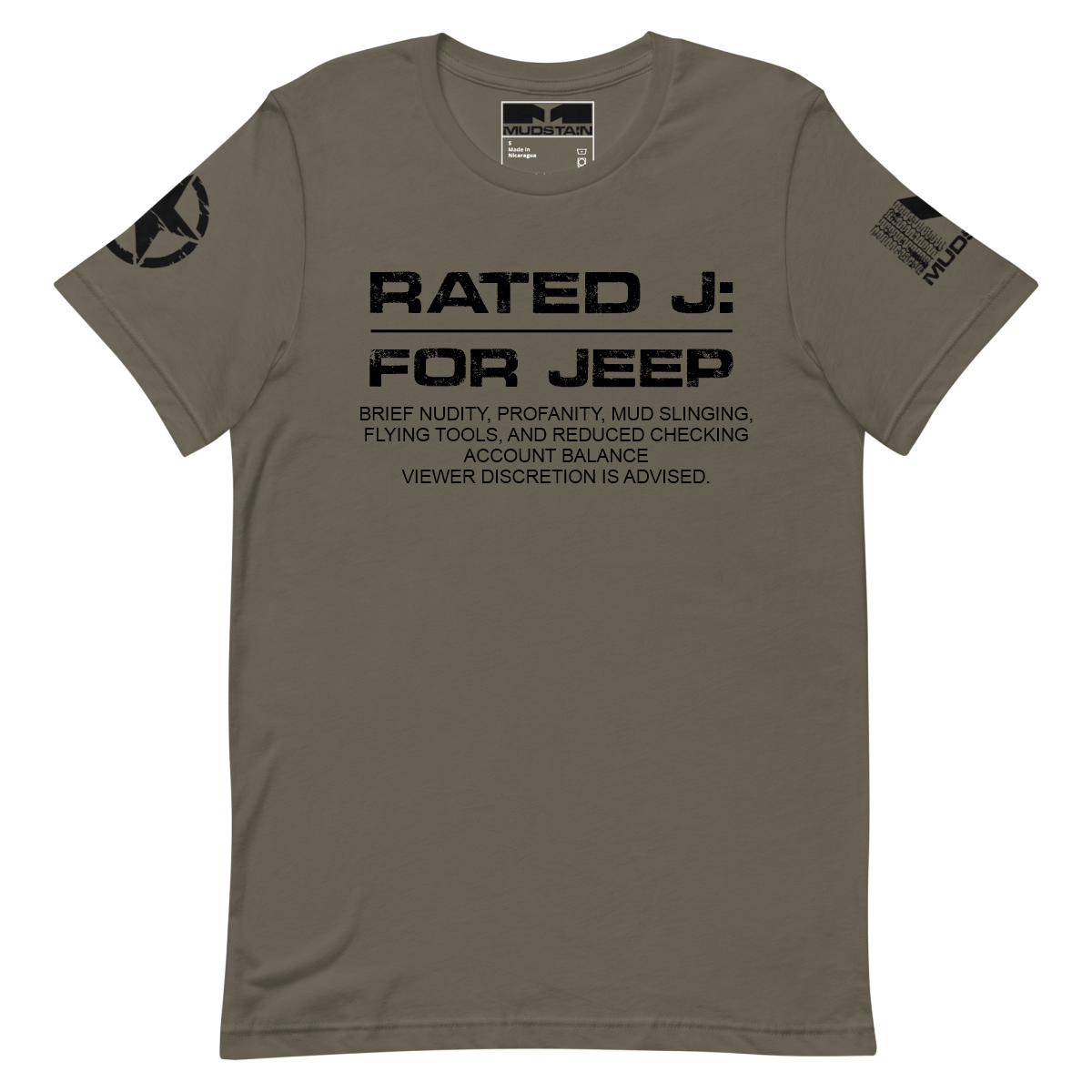 Rated J: For Jeep T-Shirt