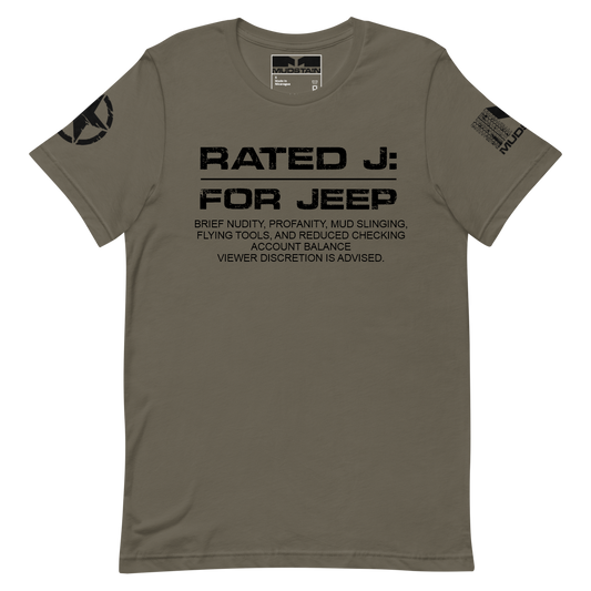 Rated J: For Jeep T-Shirt