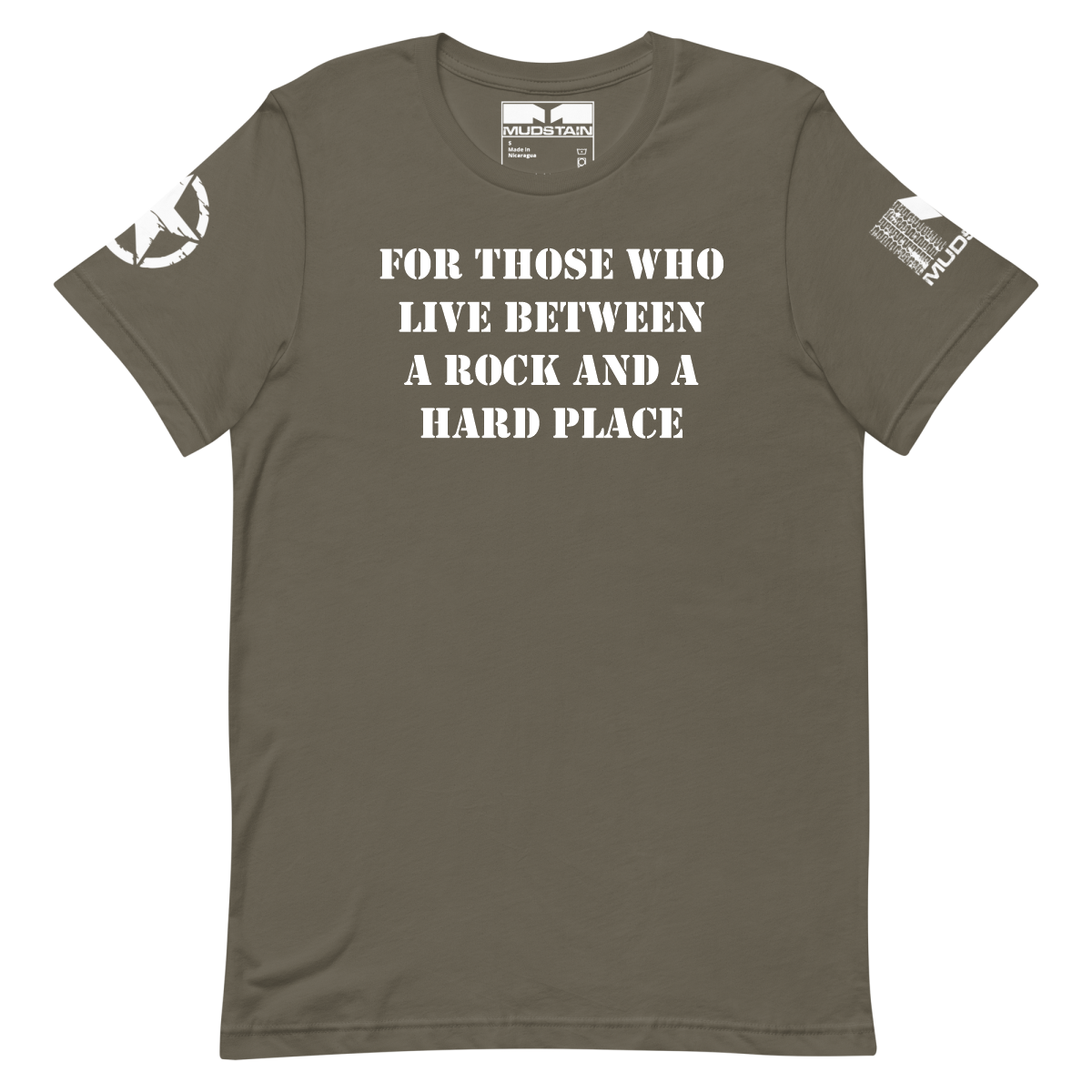 Rock and a Hard Place Jeep T-shirt